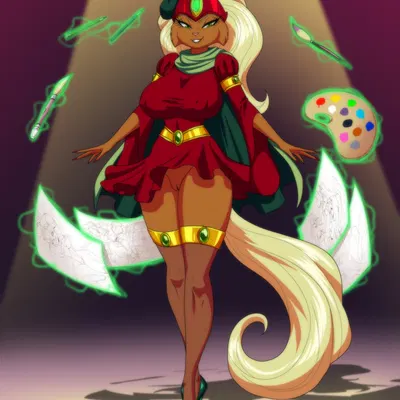 background character, mona (bucky o'hare) (bucky o'hare (series)) created by crovirus