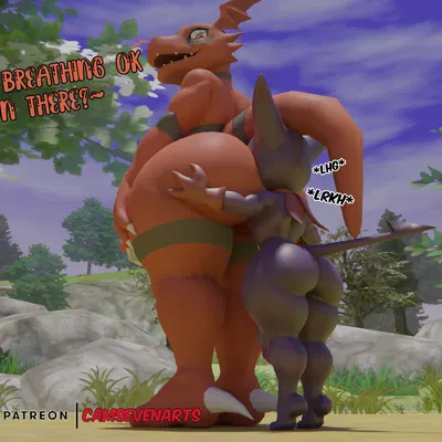 bandai namco, digimon created by camseven