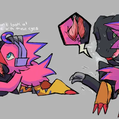 bandai namco, digimon created by pirruwan