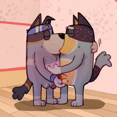 bandit heeler, stripe heeler (bluey (series)) created by bowserboy101