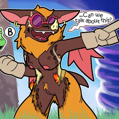 bat leaper (windblown) (windblown (game)) created by otterjunk