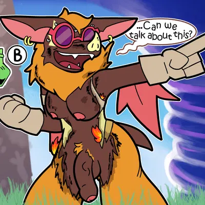 bat leaper (windblown) (windblown (game)) created by otterjunk