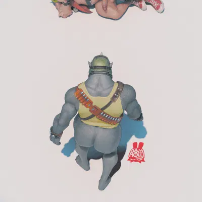 bebop, rocksteady (akira (film), teenage mutant ninja turtles) created by dollymolly323