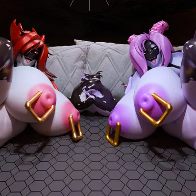 bella (fluffyglitch), bethany (asrielthewagon) (mythology) created by angelo requiem