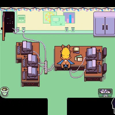 berdly, noelle holiday (deltarune, undertale (series)) created by badfish