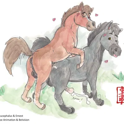 beucephalus (belfort and lupin), ernest (belfort and lupin) (belfort and lupin) created by fennec (artist)