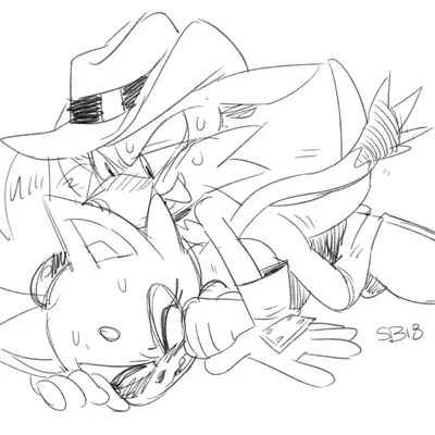 blaze the cat, fang the hunter (sega, sonic the hedgehog (series)) created by skinbark