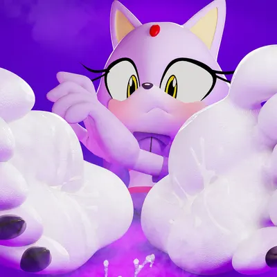 blaze the cat (sega, sonic the hedgehog (series)) created by nouvaera