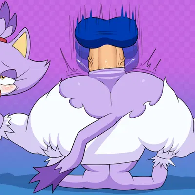 blaze the cat, sonic the hedgehog (sega, sonic the hedgehog (series)) created by mia (artist), pervymarioman