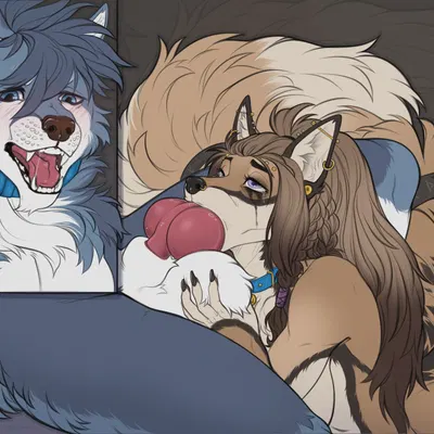 blue-wolfy, sonia v created by yeenshield