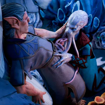 blurg (baldur's gate), omeluum (baldur's gate) (baldur's gate, baldur's gate 3) created by beepyromancer