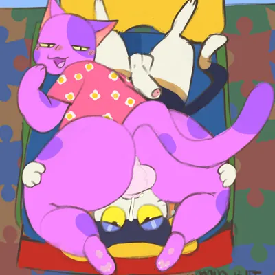 bob (animal crossing), punchy (animal crossing) (animal crossing, nintendo) created by pandogbutt