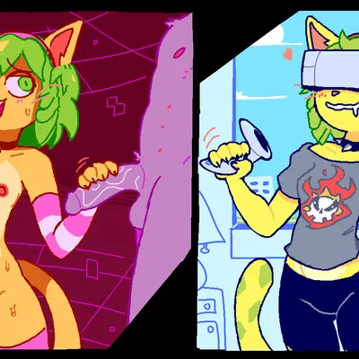 boki lamira (copy kitty) created by stu (artist)