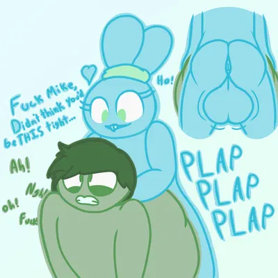 bonbon (roommates), mike schmidt (roommates) (five nights at freddy's, roommates:motha) created by h ghast