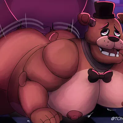 bonnie (fnaf), freddy (fnaf) (five nights at freddy's, scottgames) created by tonydapig