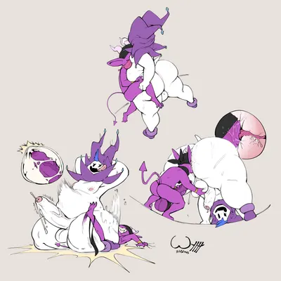 boone (misterimp), diamond (artistjackalope), jack frost (megami tensei) (atlus, megami tensei) created by wyth