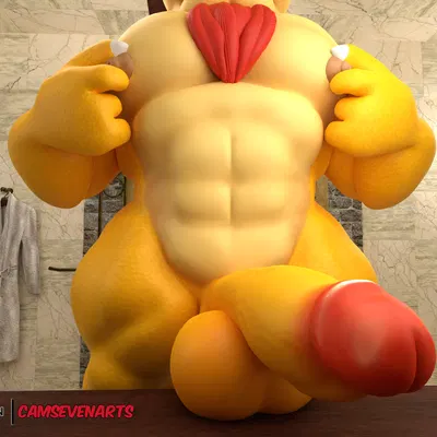 bowser (mario bros, nintendo) created by camseven