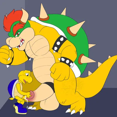 bowser (mario bros, nintendo) created by corganda