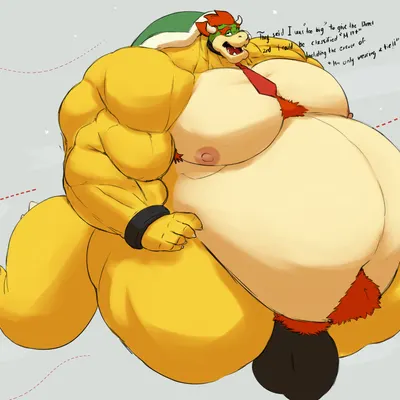 bowser (mario bros, nintendo) created by croconut, itzcharlie