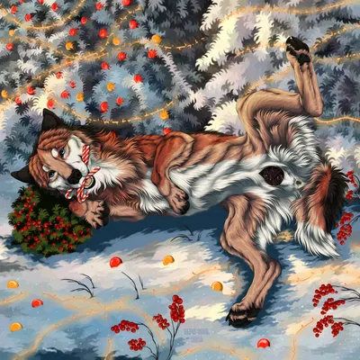 brielle (wolffylegend) (christmas) created by msdeadsoul