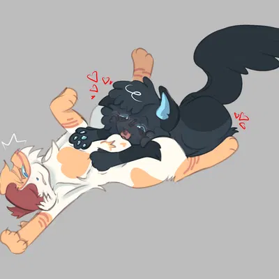 brightheart (warriors), cinderpelt (warriors) (warriors (book series)) created by tempestpaw