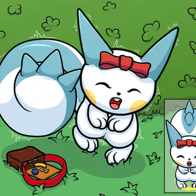 cache (pachirisu) (everstone guild, nintendo) created by gau (artist)