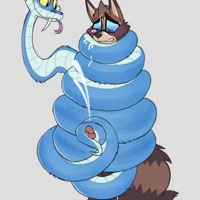 caedyn redfield (redprocyon), gary de'snake (disney, zootopia) created by boxidle