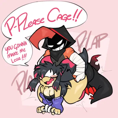 cage (royalchomper), rowan (chikidoodlez) (nintendo, pokemon) created by virito