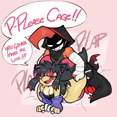 cage (royalchomper), rowan (chikidoodlez) (nintendo, pokemon) created by virito