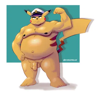 captain pikachu (nintendo, pokemon) created by dober