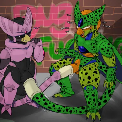 cell (dragon ball), imperfect cell, neroro (ner0 kobold) (dragon ball, dragon ball z) created by ner0 kobold