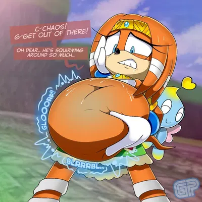 chaos (sonic), tikal the echidna (sega, sonic adventure) created by goldenpieces