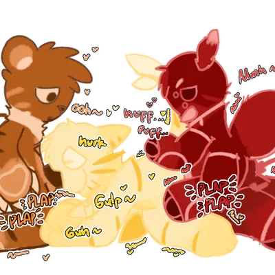 cheese (chornywolfy), joseph (chornywolfy), reef (chornywolfy) created by chornywolfy