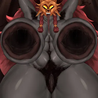 chosen of the wolf kindred, kindred (lol), lamb (lol) (league of legends, riot games) created by feelingfun