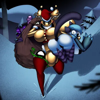 circi (yobie), trixie (jarsti) (christmas, nintendo) created by sillyseacreatur