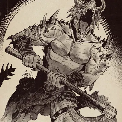 created by ama dench art