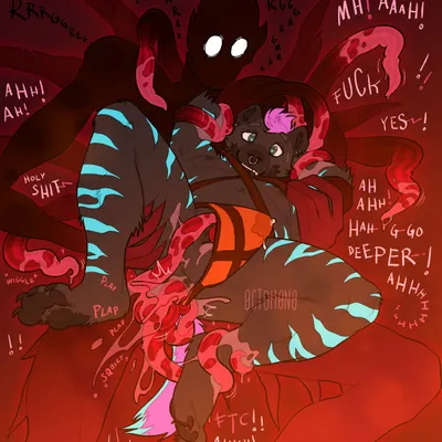 cross the hyena created by 0ct0m0n0