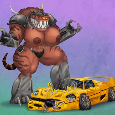 cycloid emperor (duke nukem (series), ferrari) created by deermary