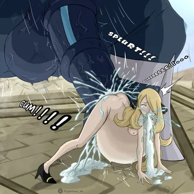 cynthia (pokemon) (nintendo, pokemon) created by hypertron