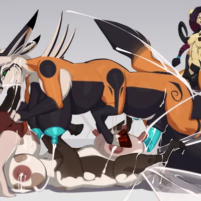 dadoradefit (character), hottubs (dadoradefit), mikasa (dadoradefit) (bandai namco, digimon) created by dadoradefit