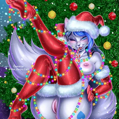 dawn (ask derpy cat1) (christmas) created by makoto-thunderstorm