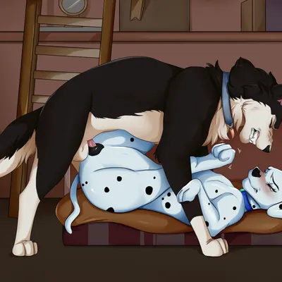 delilah (101 dalmatians), hansel (101 dalmatians) (101 dalmatian street, 101 dalmatians) created by sempers