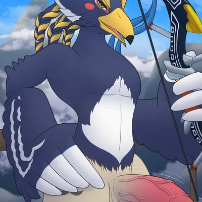 divine beast vah medoh, revali (breath of the wild, nintendo) created by varium