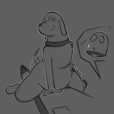 dog (robot dreams), robot (robot dreams) (robot dreams) created by frackhead