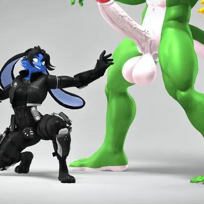 domi (domi3d), gummigoo (tadc) (glitch productions, the amazing digital circus) created by domi3d