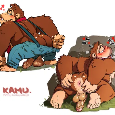 donkey kong (character) (donkey kong (series), donkey kong bananza) created by kamudragon
