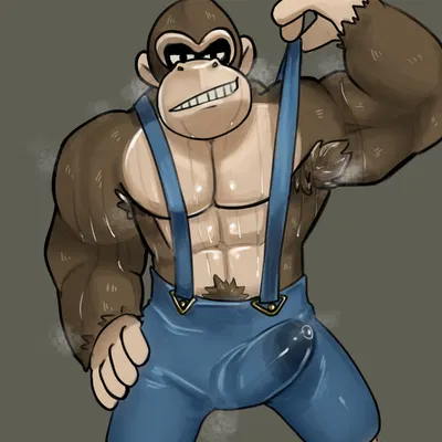 donkey kong (character) (donkey kong (series), donkey kong bananza) created by lil gardon
