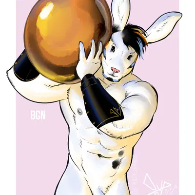 easter bunny (easter) created by bgn