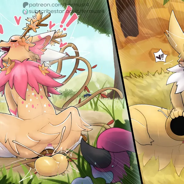 emma (hornyjolt), zack the jolteon (nintendo, pokemon) created by fermusieboir4