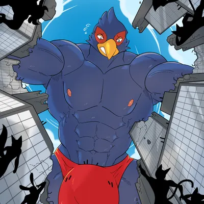 falco lombardi (nintendo, star fox) created by happyending